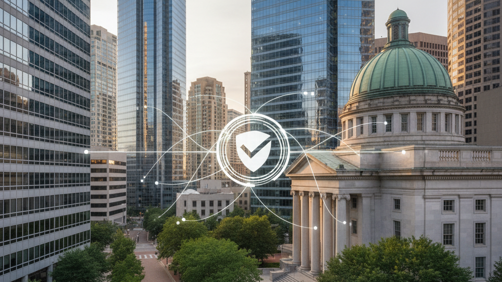 Ámbito de aplicación Ilustración que representa empresas y administraciones públicas obligadas a implantar el canal de denuncias