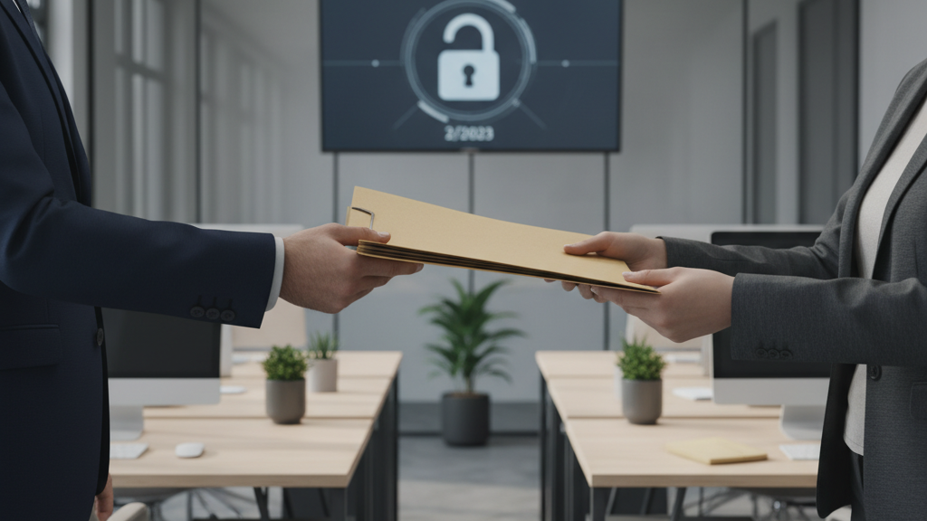 Ilustración de un canal de denuncias obligatorio según la Ley 2/2023 en España, mostrando confidencialidad y proceso de reporte