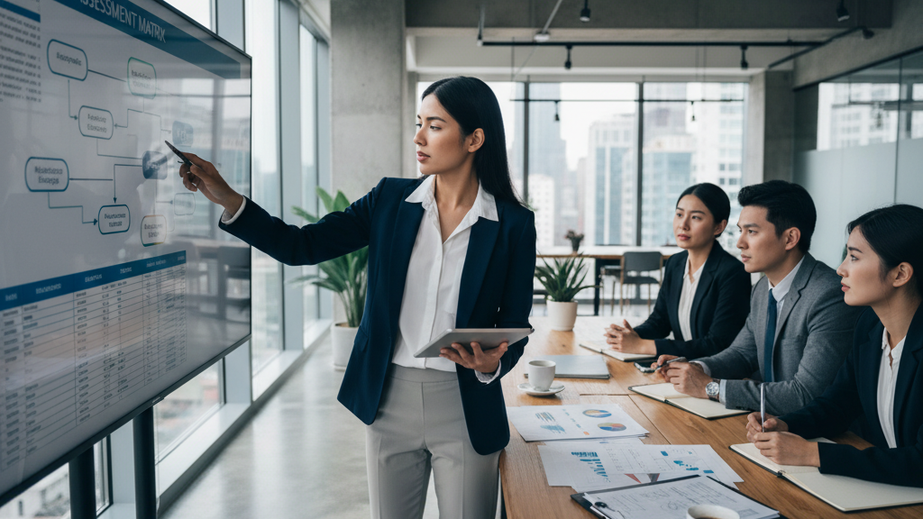 evaluación de riesgos en una empresa