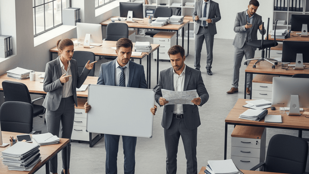 Estructura organizativa débil y roles ambiguos en crecimiento empresarial